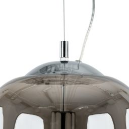 Italux Lanila lampa wisząca 1x60 W przydymiona MD-1712-4