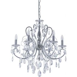 Italux Barocco Chrome lampa wisząca 6x40 W chrom MD72709-6A