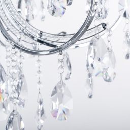 Italux Barocco Chrome lampa wisząca 6x40 W chrom MD72709-6A