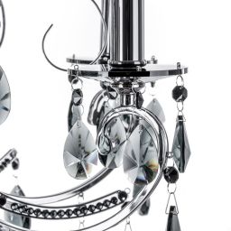 Italux Barocco Black lampa wisząca 6x40 W czarna MD72709-6B