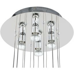 Italux Spyro lampa wisząca 60 W chrom-kryształ MD8103-20A3