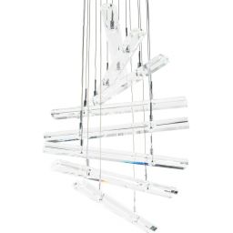 Italux Spyro lampa wisząca 60 W chrom-kryształ MD8103-20A3