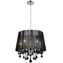 Italux Cornelia lampa wisząca 5x40 W czarna MDM-2572/5 BK