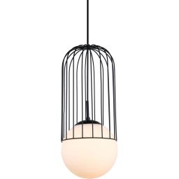 Italux Matty lampa wisząca 1x40 W czarna MDM-3940/1BK