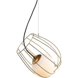 Italux Melisa lampa wisząca 1x40 W złota MDM-3943/1GD