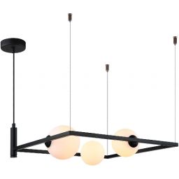 Italux Gareth lampa wisząca 3x25 W czarna MDM-3975/3 BK