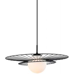 Italux Alison lampa wisząca 1x40 W czarna MDM-4001/1BK