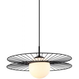 Italux Sandy lampa wisząca 1x40 W czarna MDM-4002/1BK