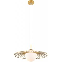 Italux Sally lampa wisząca 1x40 W złota MDM-4003/1GD