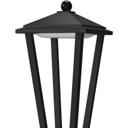 Italux Bons lampa stojąca zewnętrzna 1x12 W czarna OFL-22474-L-BK