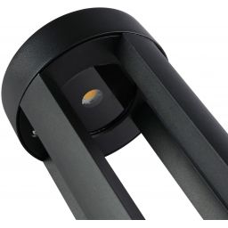 Italux Ratel lampa stojąca zewnętrzna 1x10 W czarna OFL-50757-M-BK