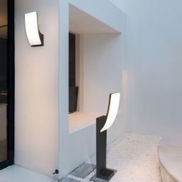 Italux Natan lampa stojąca zewnętrzna 1x15 W czarna OFL-61916-BK