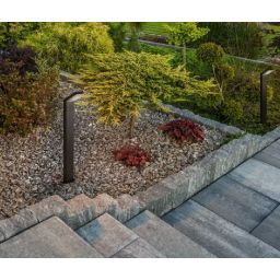 Italux Mira 3 K lampa stojąca zewnętrzna 1x12 W czarna OFL-7014-3K