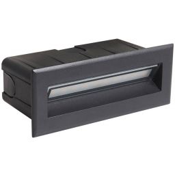 Italux Erba 3K lampa przypodłogowa zewnętrzna 1x5 W czarny piaskowany ONFL-0352-3K