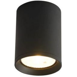 Italux Cervia lampa podsufitowa zewnętrzna 1x9 W czarny piaskowany OPN-2003-3K