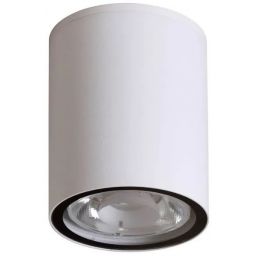 Italux Fano lampa podsufitowa zewnętrzna 1x6 W biały piaskowany OPN-2006-3K