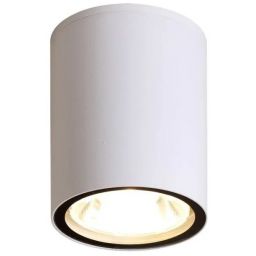 Italux Fano lampa podsufitowa zewnętrzna 1x6 W biały piaskowany OPN-2006-4K