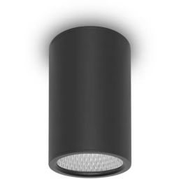 Italux Rima lampa podsufitowa zewnętrzna 1x15 W czarny piaskowany OPN-3064-3K