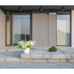 Italux Rima lampa podsufitowa zewnętrzna x15 W czarny piaskowany OPN-3064-4K