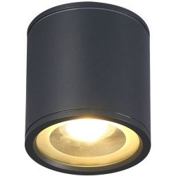 Italux Tormi lampa podsufitowa zewnętrzna 1x35 W czarna OPN-39039-BK