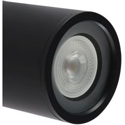 Italux Tormi lampa podsufitowa zewnętrzna 1x35 W czarna OPN-39039-BK