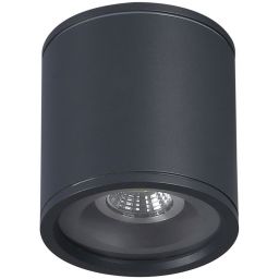 Italux Tormi lampa podsufitowa zewnętrzna 1x35 W czarna OPN-39039-BK