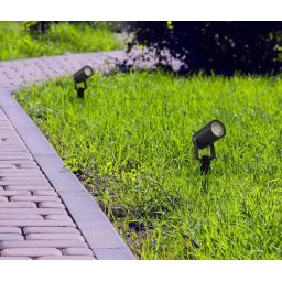 Italux Urbino lampa gruntowa 1x20 W czarna OSPL-7125-GU10