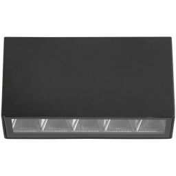 Italux Forli lampa podsufitowa zewnętrzna 1x5 W czarny piaskowany OWL-2015-3K