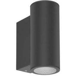 Italux Lenta kinkiet zewnętrzny 1x10 W czarny piaskowany OWL-2026B-1-4K