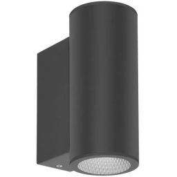 Italux Lenta kinkiet zewnętrzny 1x14 W czarny piaskowany OWL-2026B-2-3K