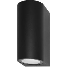 Italux Genta kinkiet zewnętrzny 2x35 W czarny OWL-2197-2R