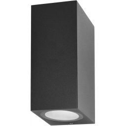 Italux Genta kinkiet zewnętrzny 2x35 W czarny OWL-2198-1SQ