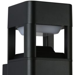 Italux Nutri kinkiet zewnętrzny 1x10 W czarny OWL-22982-BK