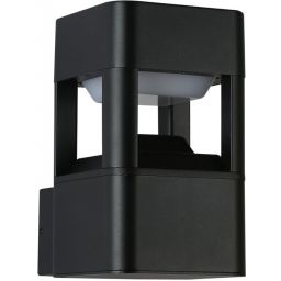 Italux Nutri kinkiet zewnętrzny 1x10 W czarny OWL-22982-BK