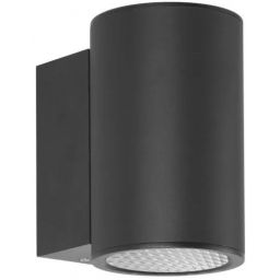 Italux Lenta kinkiet zewnętrzny 1x15 W czarny piaskowany OWL-2805-1-4K