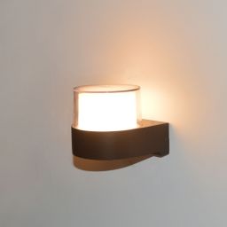 Italux Marti kinkiet zewnętrzny 1x5 W czarny OWL-4626-4K
