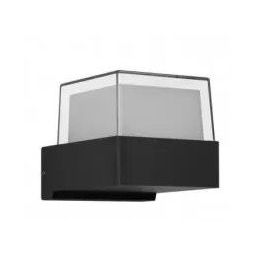 Italux Marti kinkiet zewnętrzny 1x5 W czarny piaskowany OWL-4642-4K