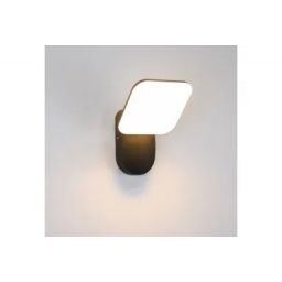 Italux Nammi kinkiet zewnętrzny 1x5 W czarny piaskowany OWL-6206-3K