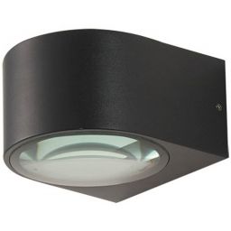 Italux Pesaro 4K kinkiet zewnętrzny 2x10 W czarny OWL-8082-4K
