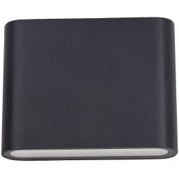 Italux Romano kinkiet zewnętrzny 1x6 W czarny PL-206B