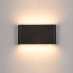 Italux Romano kinkiet zewnętrzny 1x12 W czarny PL-266B