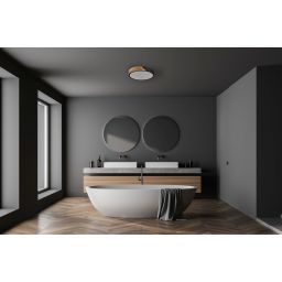 Italux Nastro plafon 1x24 W czarny PLF-13186-BK-WO