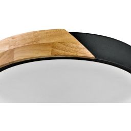 Italux Nastro plafon 1x24 W czarny PLF-13186-BK-WO