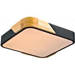 Italux Santer plafon 1x24 W czarny PLF-13187-BK-WO