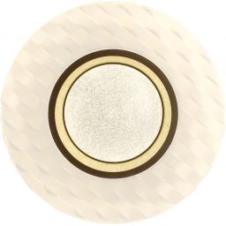 Italux Bumi lampa podsufitowa 1x24 W biała PLF-53647-M-CL