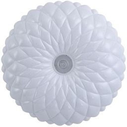 Italux Auris lampa podsufitowa 1x18 W biała PLF-53749-M-CL