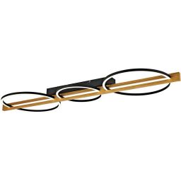 Italux Natano lampa podsufitowa 3x38 W czarna PLF-55362-40W-WO