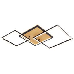 Italux Noris lampa podsufitowa 2x38 W czarna PLF-82738-38W-WO