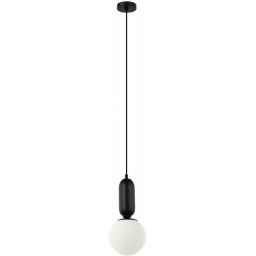 Italux Aldeva lampa wisząca 1x40 W czarna PND-02340-1S-BK