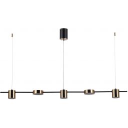 Italux Remdal lampa wisząca 5x30 W mosiądz PND-16374-5-BK-4K